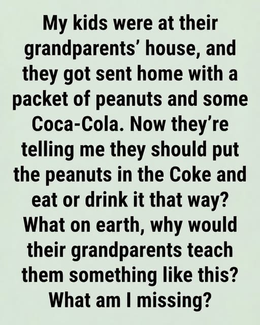 The Glass Bottle Secret, Why Thousands Of People Are Putting Peanuts In Their Coke