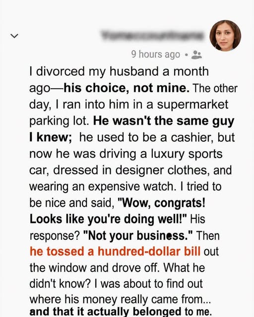 My Ex Was Living Lavishly — With Money That Was Rightfully Mine