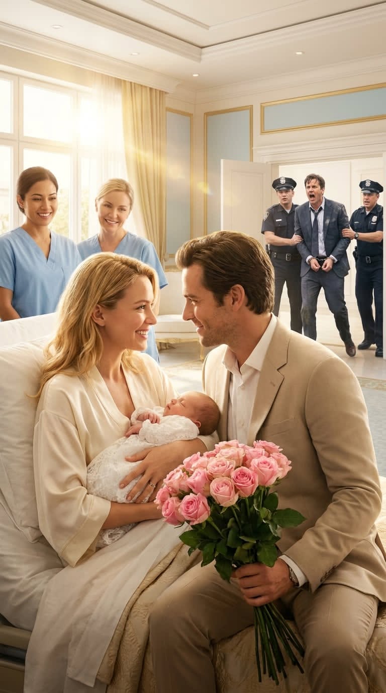 “I can’t pause my career for a hypothetical,” my husband said, leaving me while my water broke. I begged him to stay. He turned off his phone. Our “hermit” neighbor saved my life and stayed in the delivery room. When my husband finally arrived, he walked past me… and told the nurse, ‘Run a paternity test.’ The paper he read shattered his ego, but…
