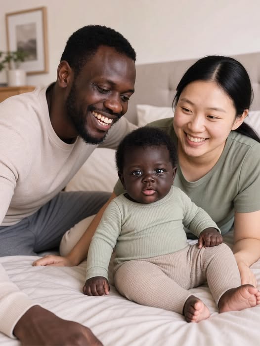 The first Chinese baby with In
