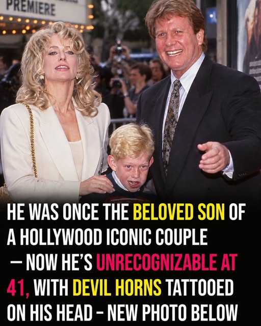 Once beloved Hollywood son, he’s now unrecognizable with horns inked his scalp