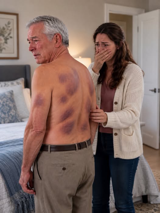 My 78-Year-Old Father Grabbed My Wrist When I Tried to Remove His Coat and Whispered, “Please… Don’t Let Julian Know You Saw.” My Brother Said Dad Was Confused, Then Slid a Stack of Papers Across the Table Giving Him Control of His Money and Property. I Didn’t Argue—I Smiled, Said, “You’re Right. I Should Help While I’m Here,” Locked the Bathroom Door That Night, and Made One Call Before Morning