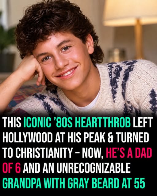 Teenage heartthrob left Hollywood to focus on family