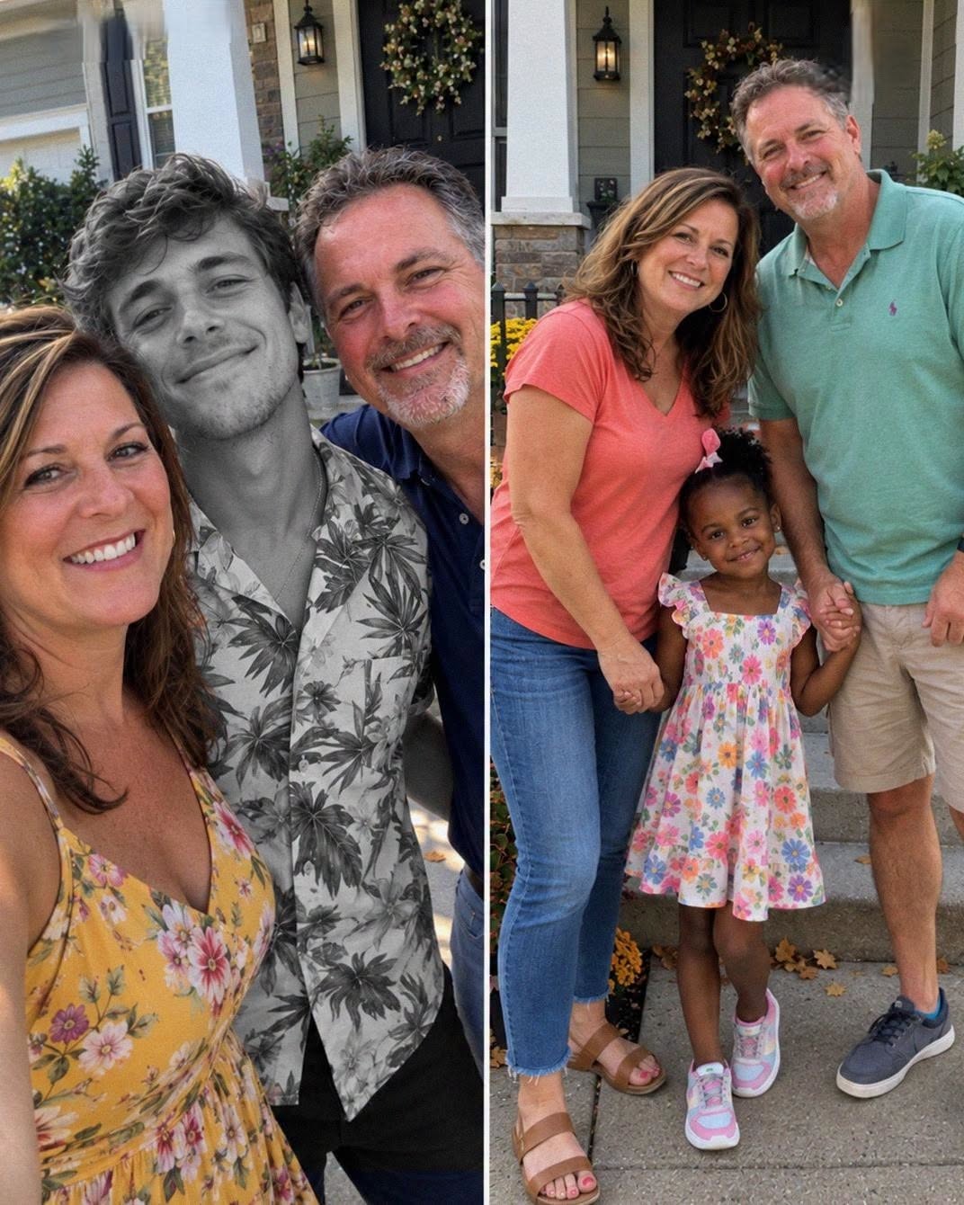 After Our Son Passed Away, We Adopted a Little Girl One Evening, She Noticed a Photo of Him, Stared at It, and Suddenly Said, I Knew Him He Told Me Not to Forget Him