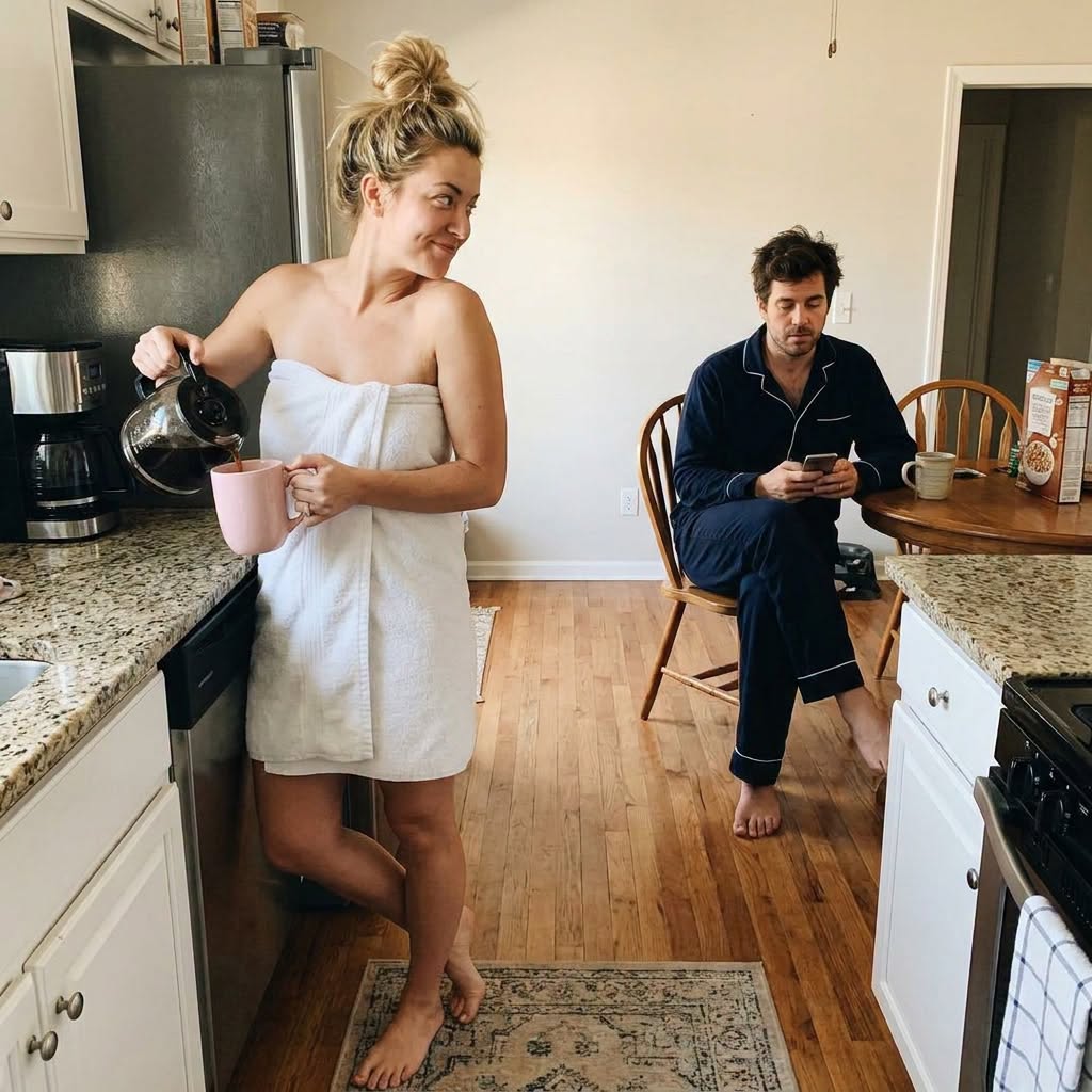 My sister kept walking around my husband in just a towel and called it a “test”