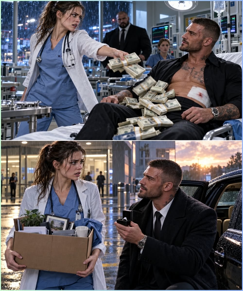 The Broke Nurse Threw a Crime Boss’s $50,000 Back at Him, and by Sunrise He Was Waiting Outside With a Ring