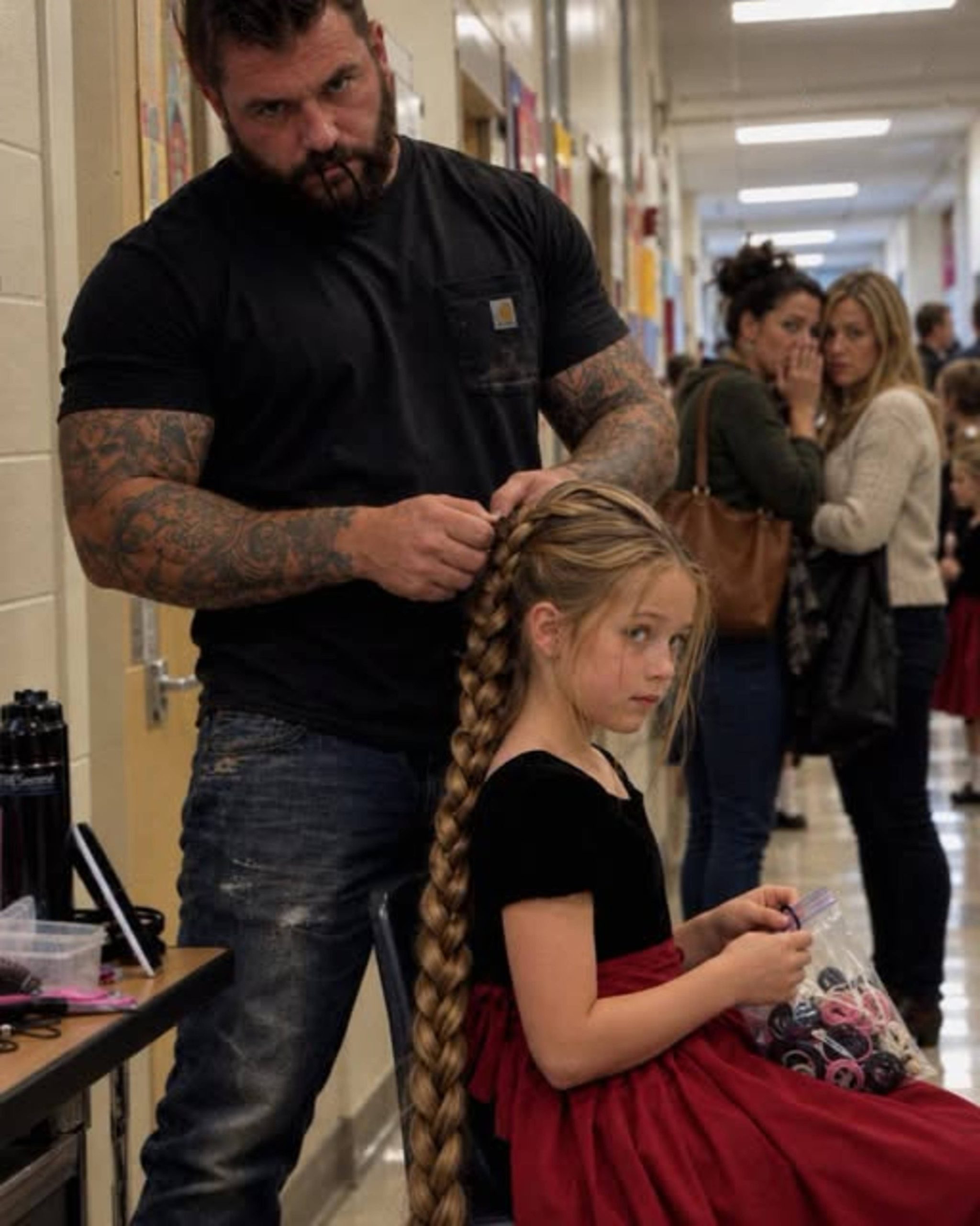 Nobody at School Understood Why a Father Wouldn’t Let His Daughter Cut Her Hair – She Explained Why and We Couldn’t Look at Him