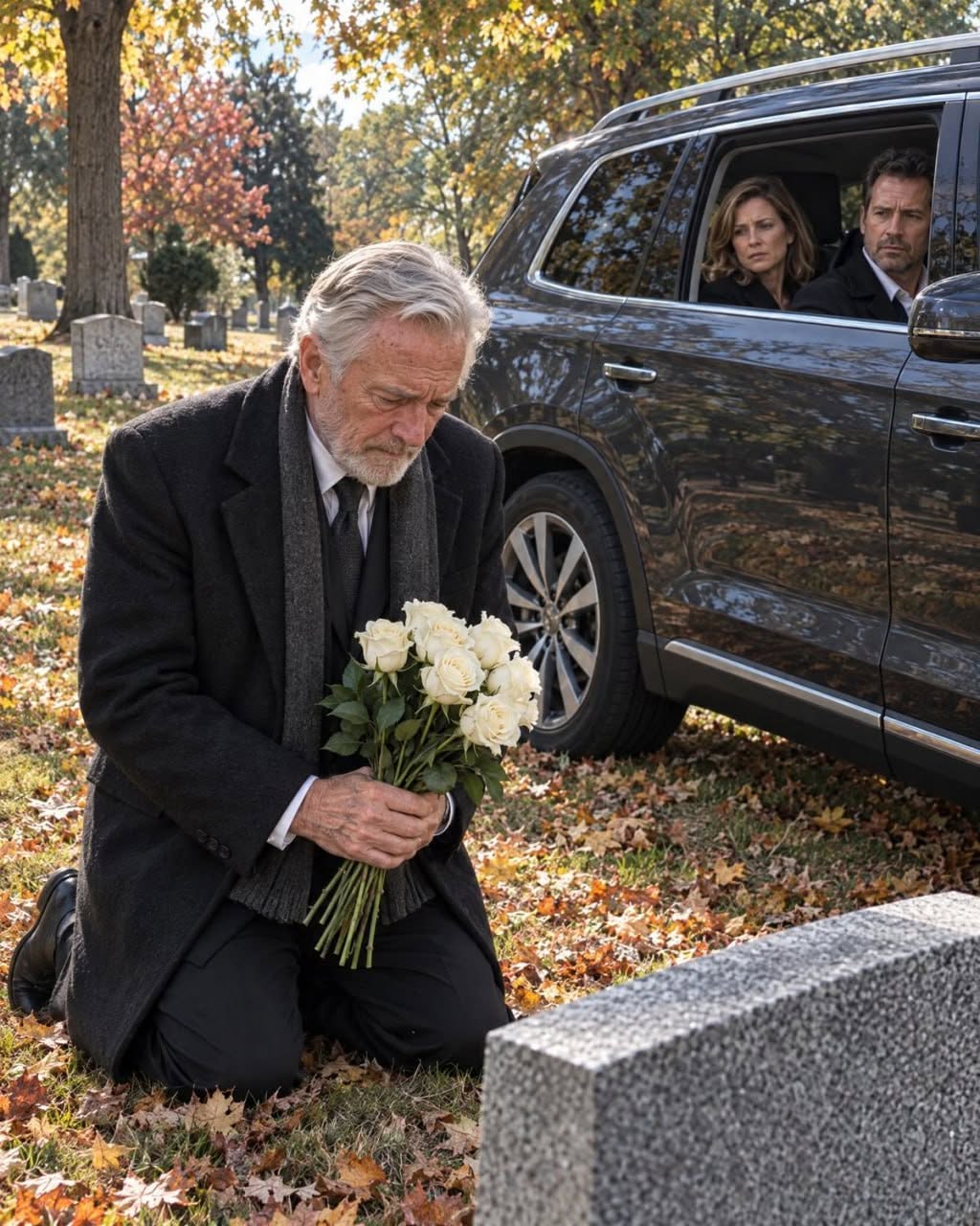 My daughter and son in law abandoned me at my wifes grave 190 miles from home Youre a burden Walk home he texted Seconds later my daughter added Dont wait Dad